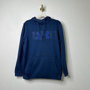 Under Armour Men’s Blue Cold Gear Running Workout Hoodie Sweatshirt Medium
